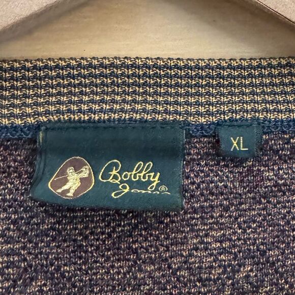 Vintage Bobby Jones Size XLarge Diamond Pattern Grandpa Sweater - Picture 12 of 13